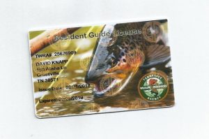 Fishing Guide license for Tennessee